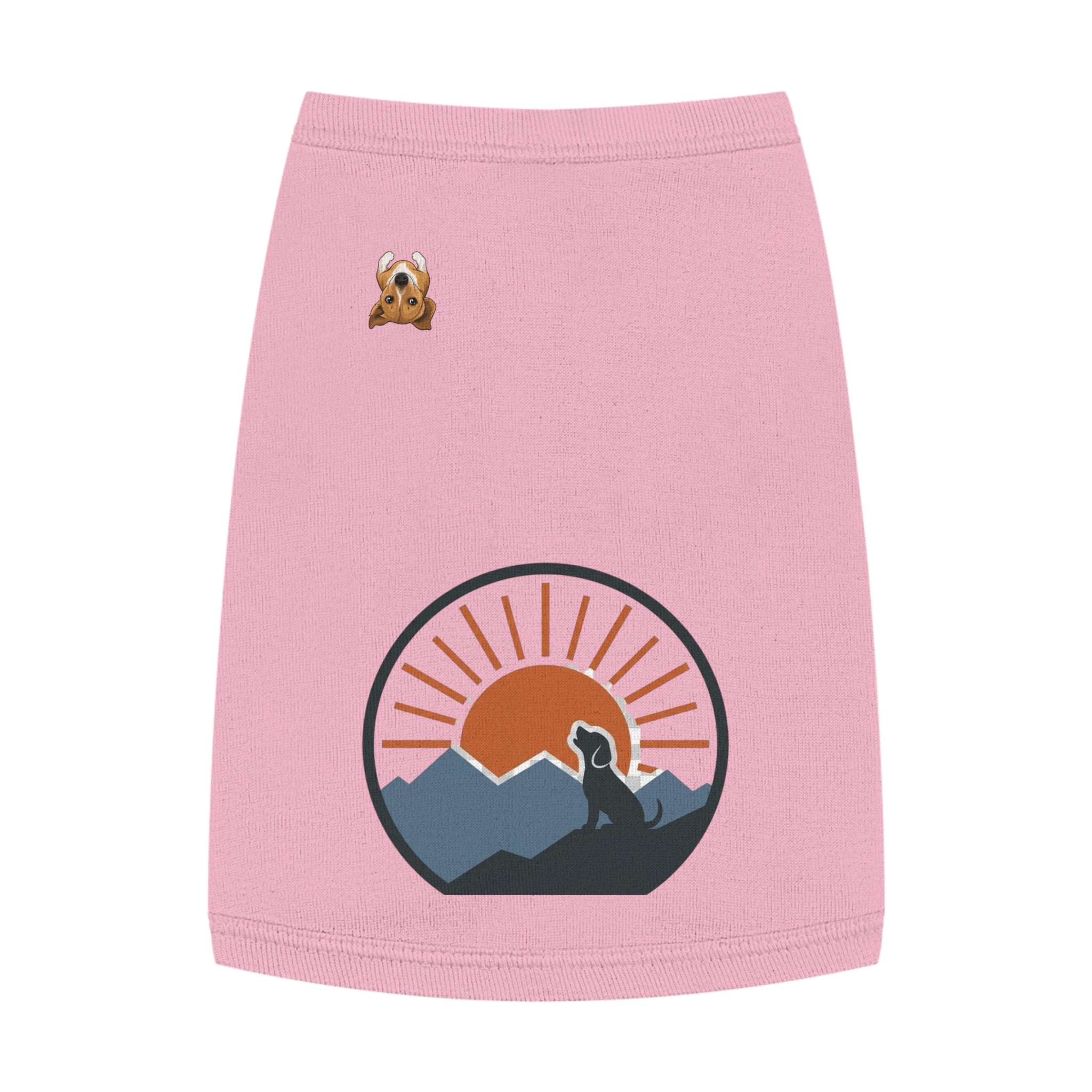 "Sunrise Howl" — Nature Gear Graphic Pet Shirt