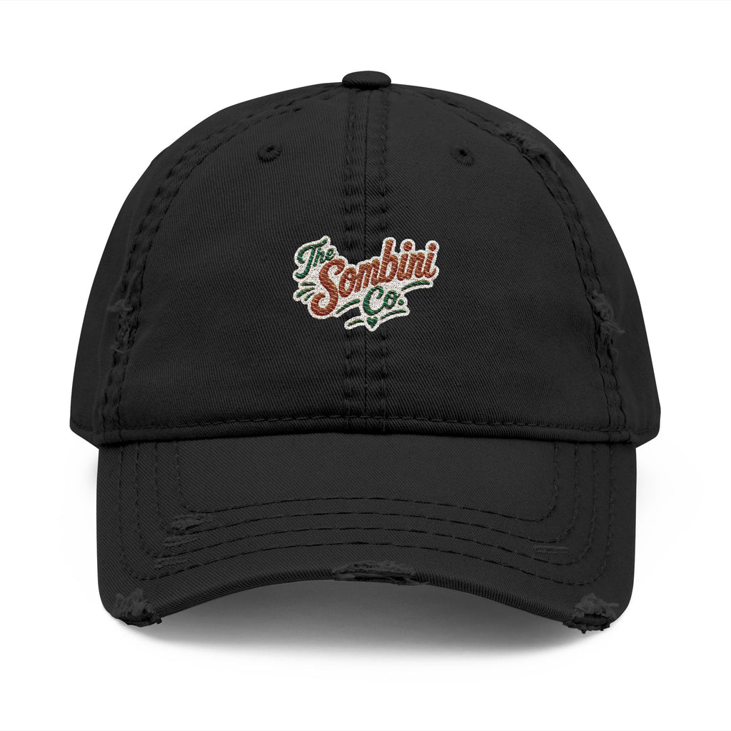 The Sombini Co. — Embroidered Upside-Down Beagle | Distressed Hat