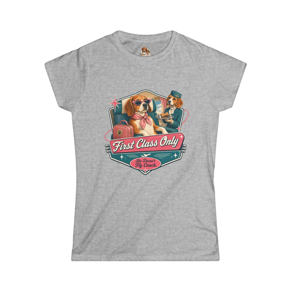 "The First Class Flyer" — Deservedly Spoiled | Women's Tee