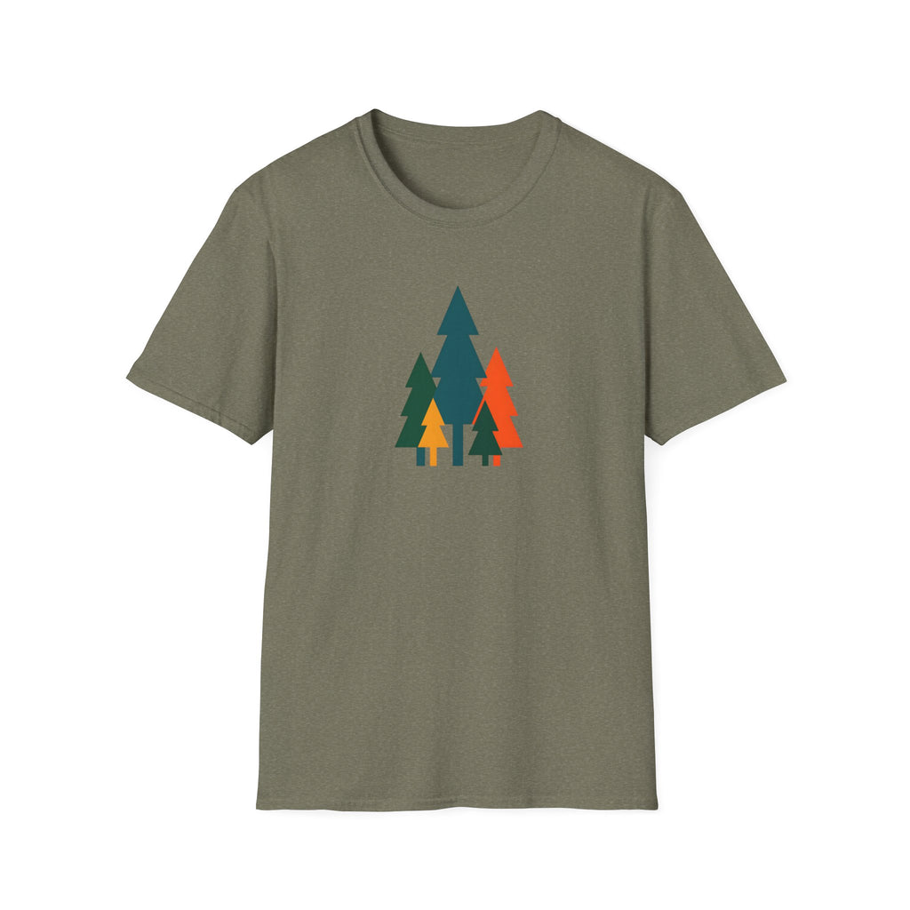 "Minimalist Pine Trees" — Sombini Adventure Series | Outdoor Tee