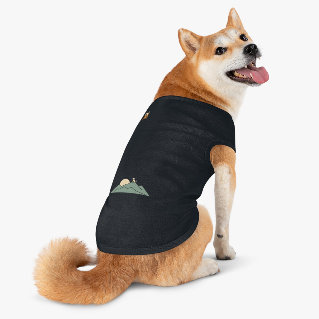 "Ridgeline Companion" — Nature Gear Graphic Pet Shirt