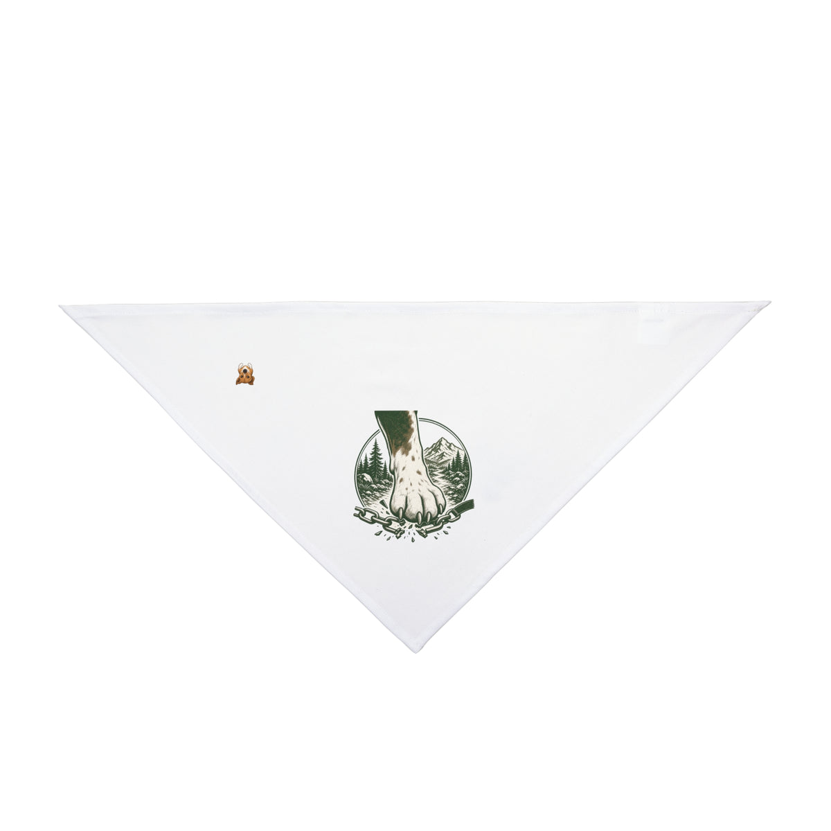 "Break Free" — Forest & Mountain | Pet Bandana
