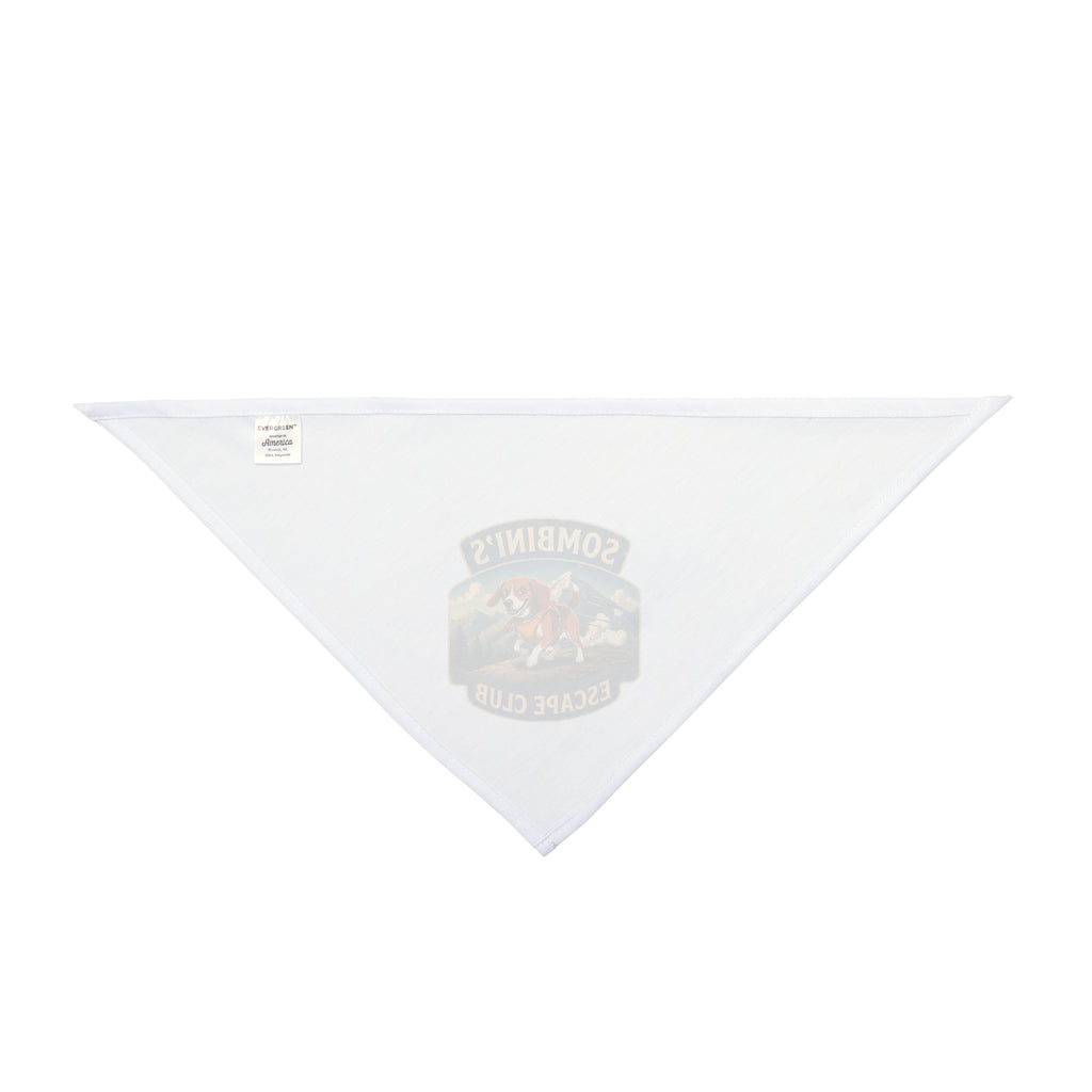 "Sombini's Escape Club" — Retro Adventure | Pet Bandana