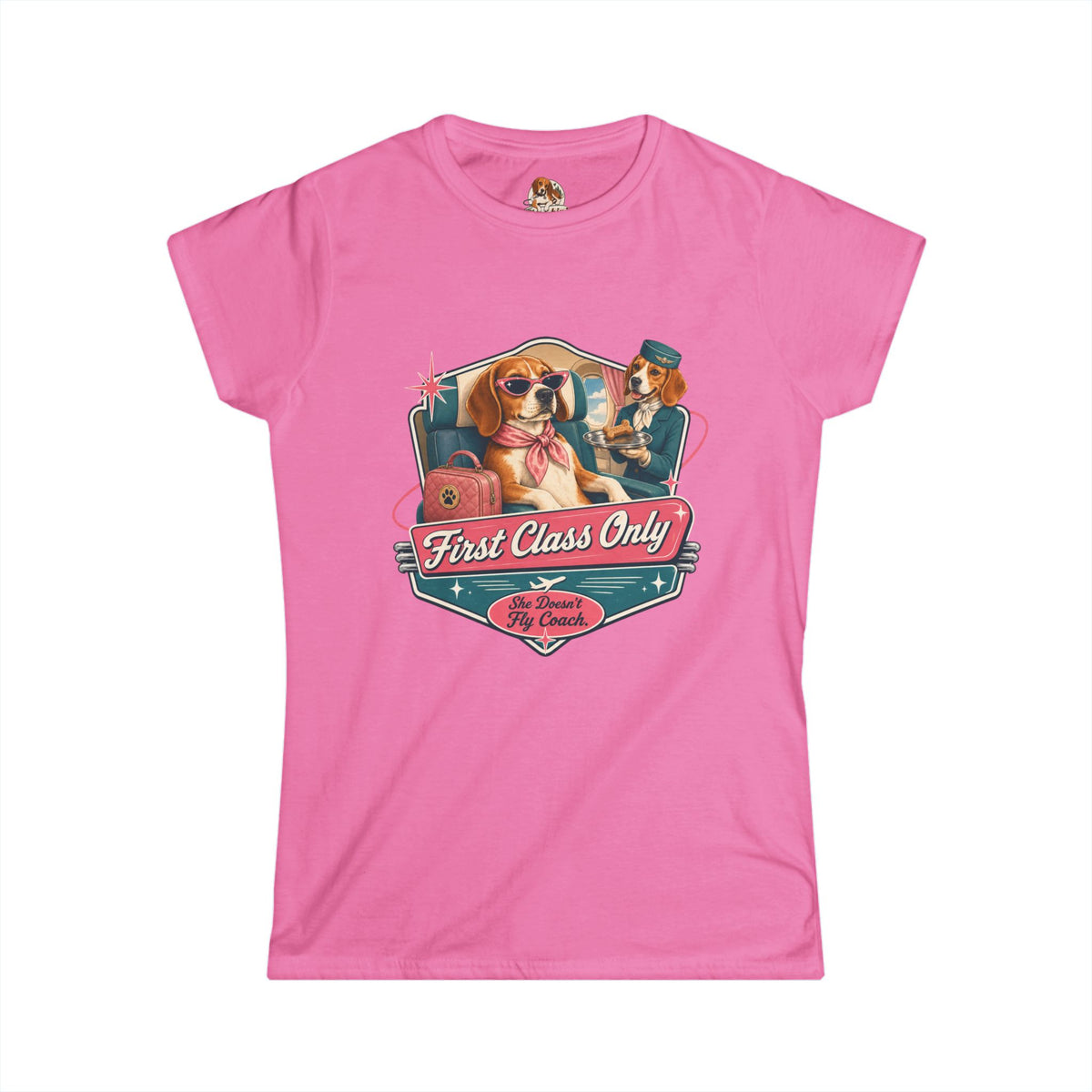 "The First Class Flyer" — Deservedly Spoiled | Women's Tee