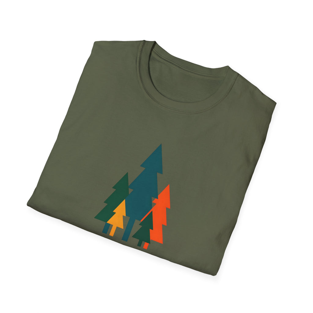 "Minimalist Pine Trees" — Sombini Adventure Series | Outdoor Tee
