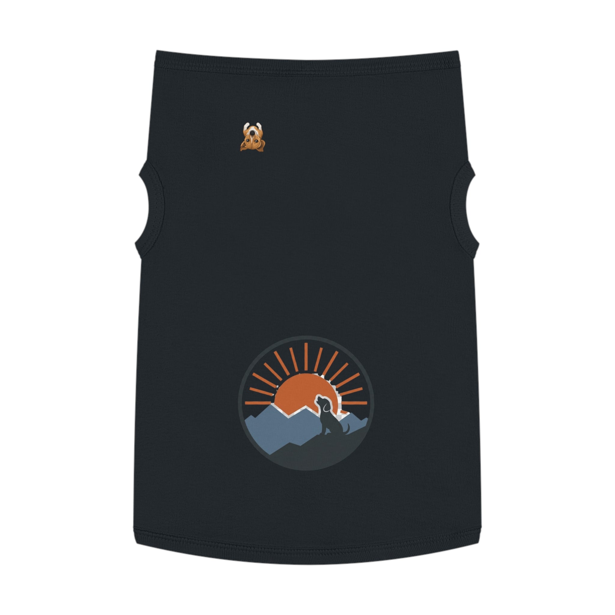 "Sunrise Howl" — Nature Gear Graphic Pet Shirt