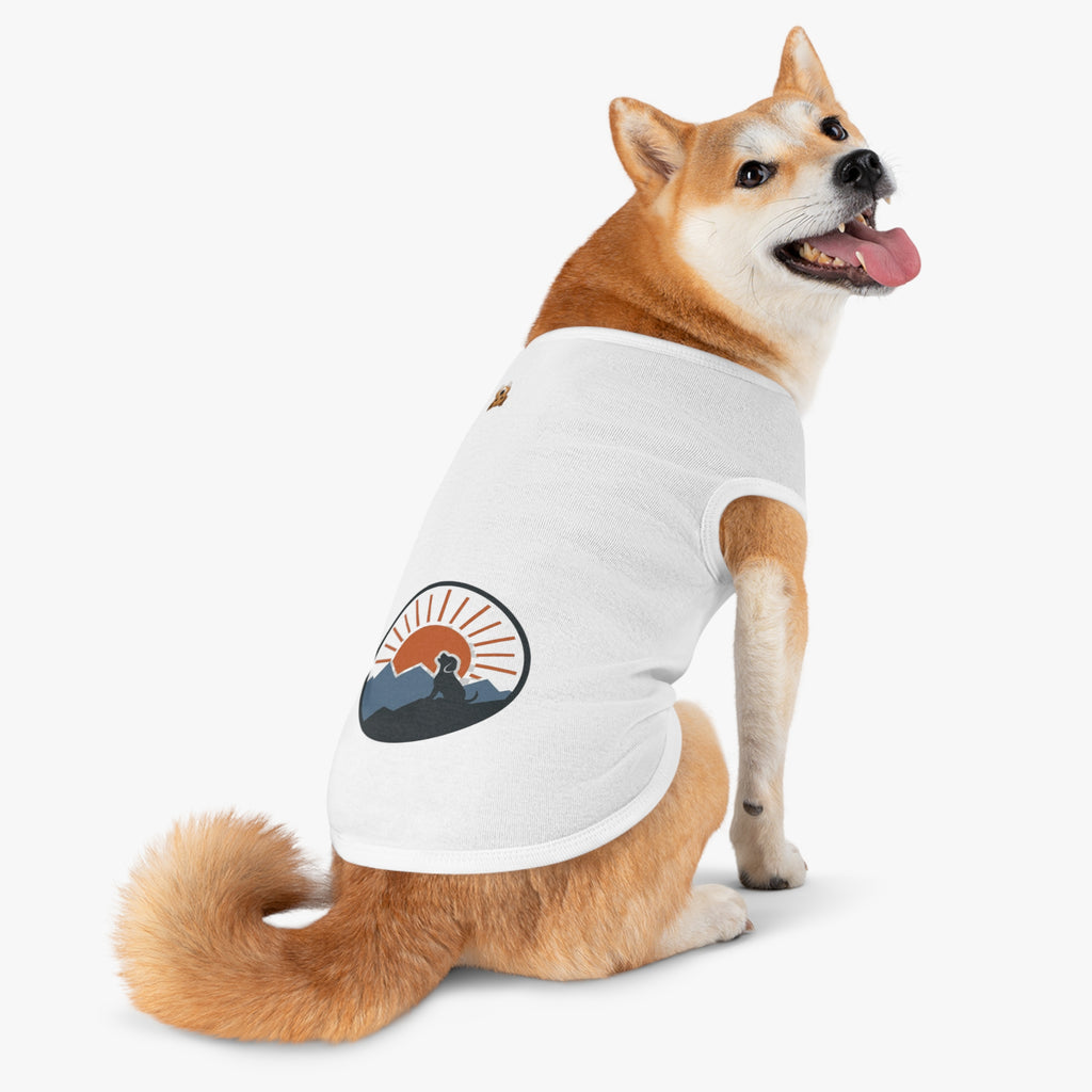 "Sunrise Howl" — Nature Gear Graphic Pet Shirt
