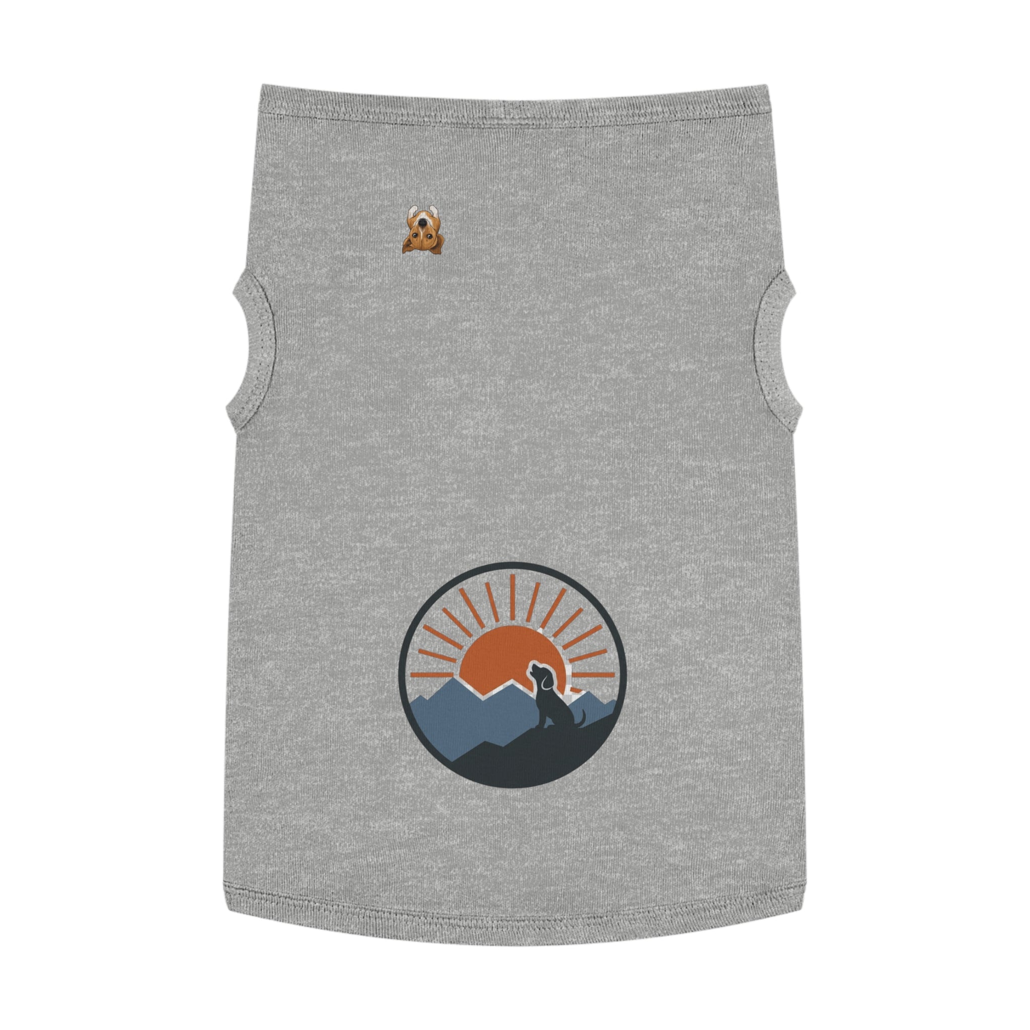 "Sunrise Howl" — Nature Gear Graphic Pet Shirt