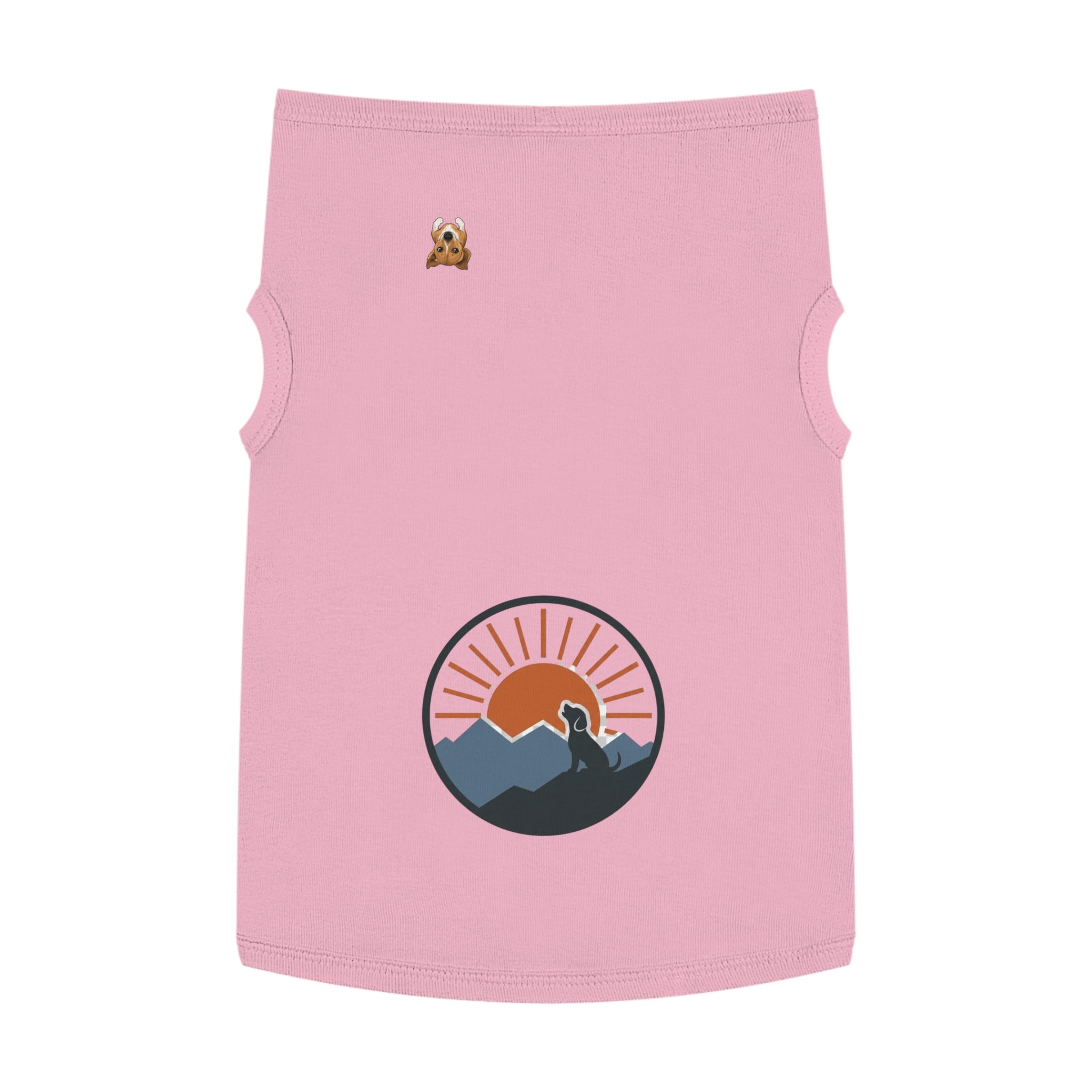 "Sunrise Howl" — Nature Gear Graphic Pet Shirt