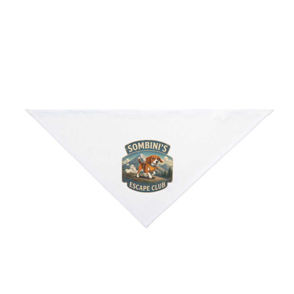 "Sombini's Escape Club" — Retro Adventure | Pet Bandana