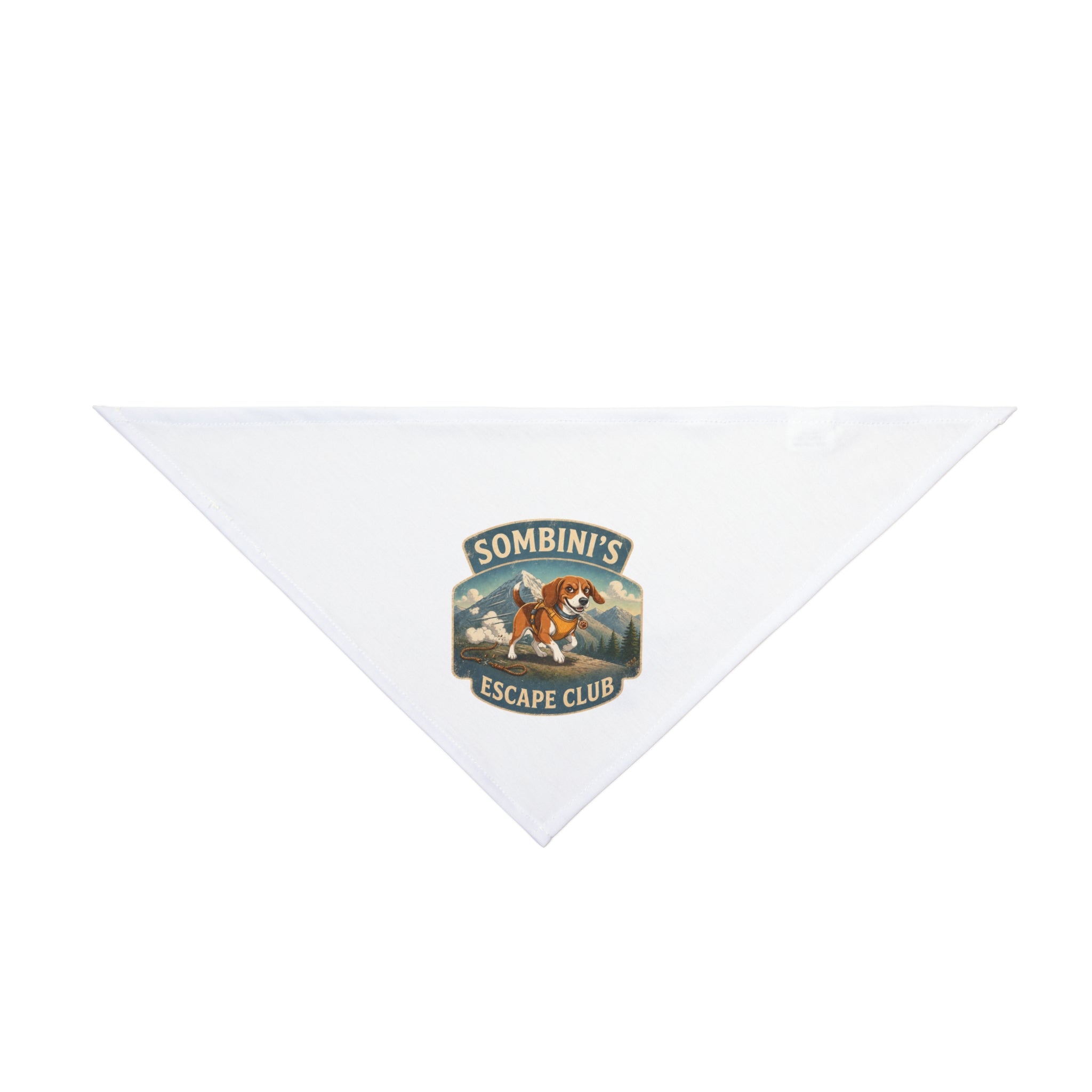 "Sombini's Escape Club" — Retro Adventure | Pet Bandana