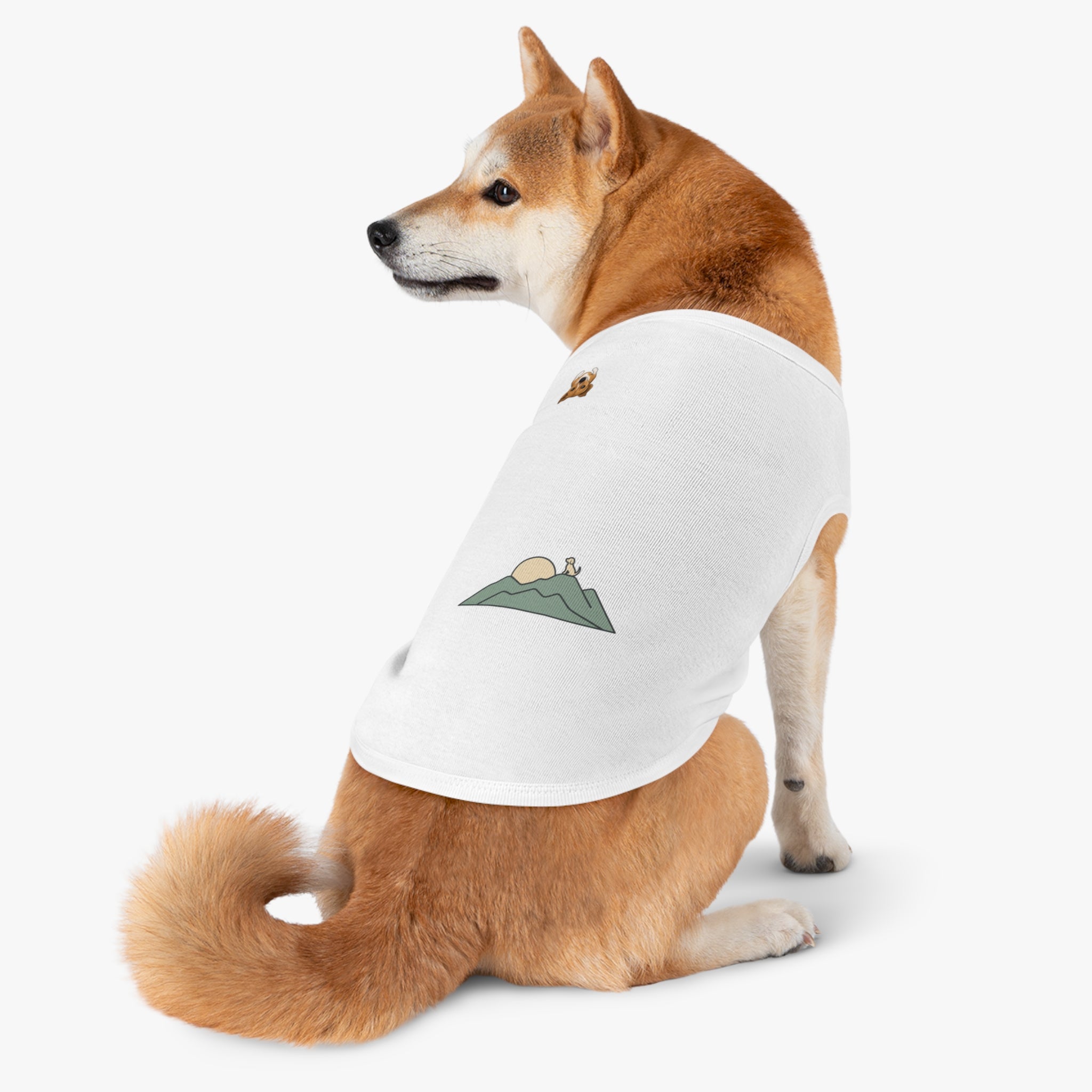"Ridgeline Companion" — Nature Gear Graphic Pet Shirt