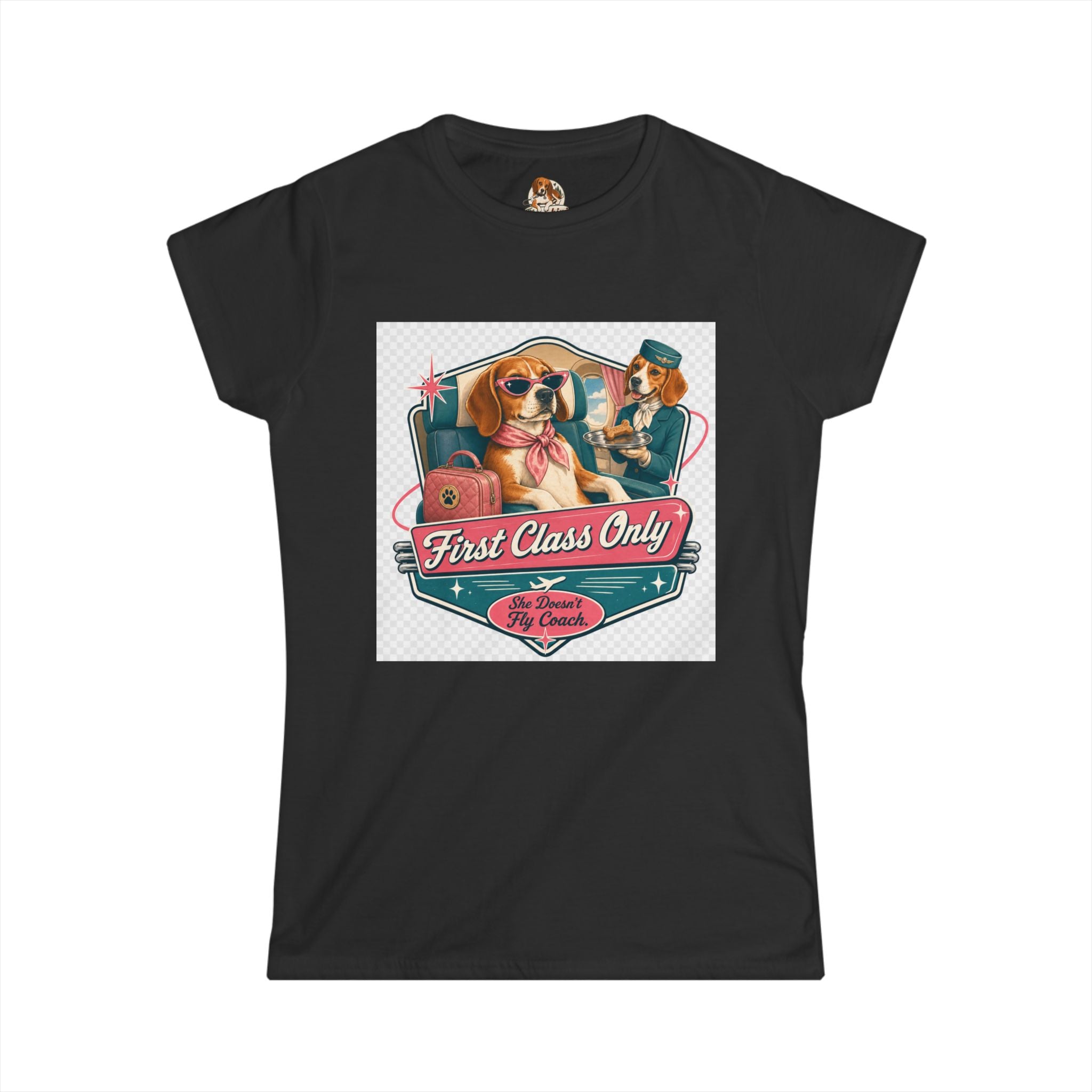 "The First Class Flyer" — Deservedly Spoiled | Women's Tee