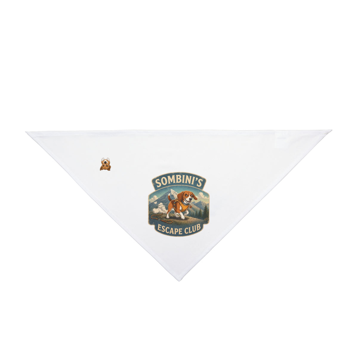 "Sombini's Escape Club" — Retro Adventure | Pet Bandana