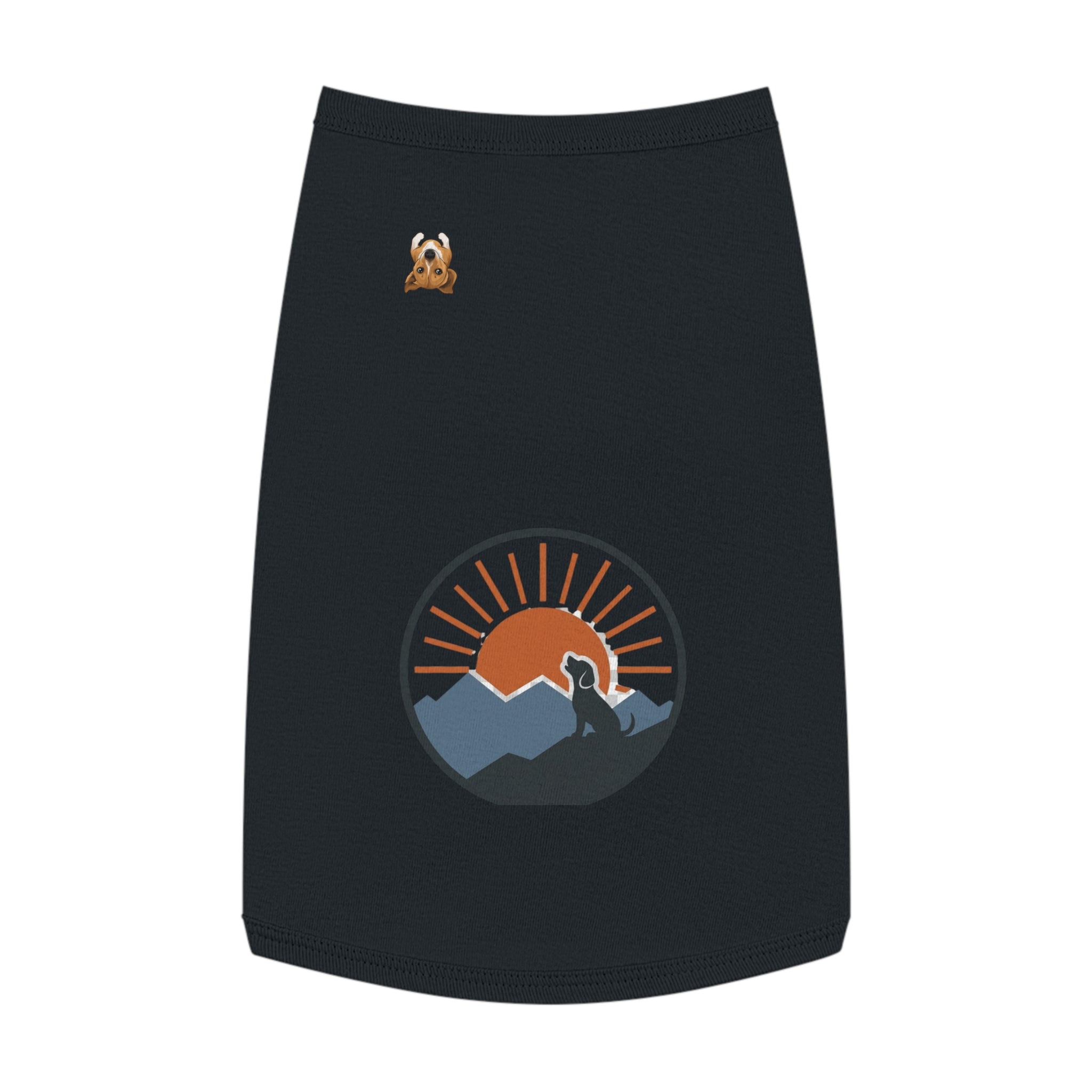 "Sunrise Howl" — Nature Gear Graphic Pet Shirt