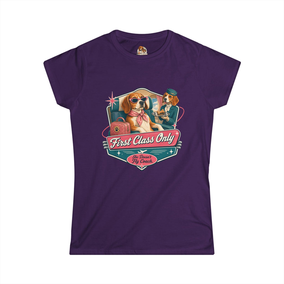 "The First Class Flyer" — Deservedly Spoiled | Women's Tee