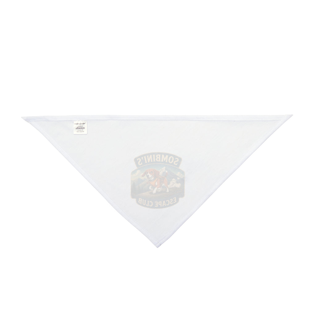 "Sombini's Escape Club" — Retro Adventure | Pet Bandana