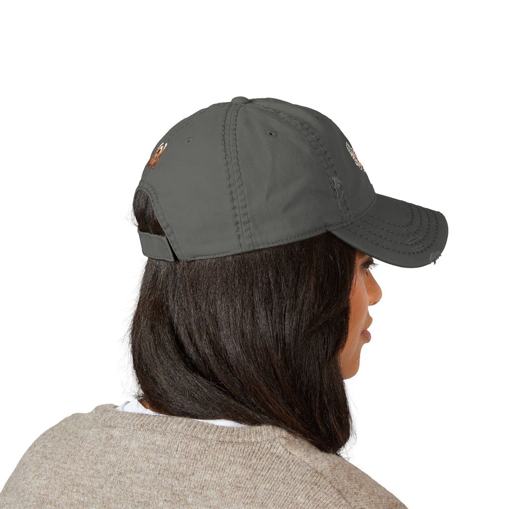 The Sombini Co. — Embroidered Upside-Down Beagle | Distressed Hat