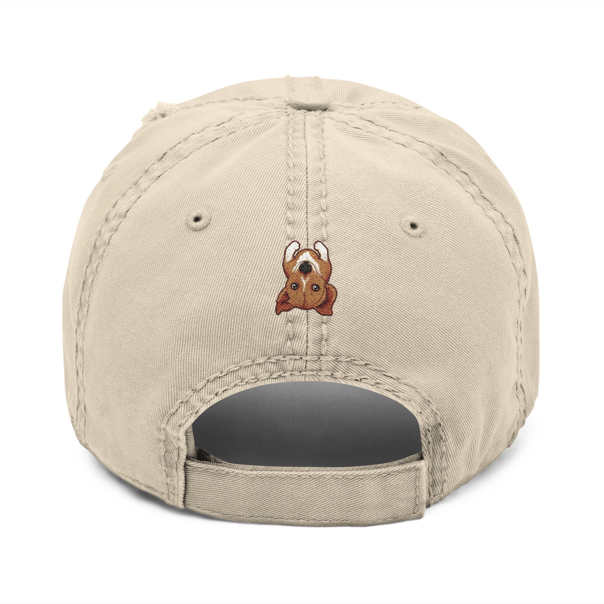 The Sombini Co. — Embroidered Upside-Down Beagle | Distressed Hat