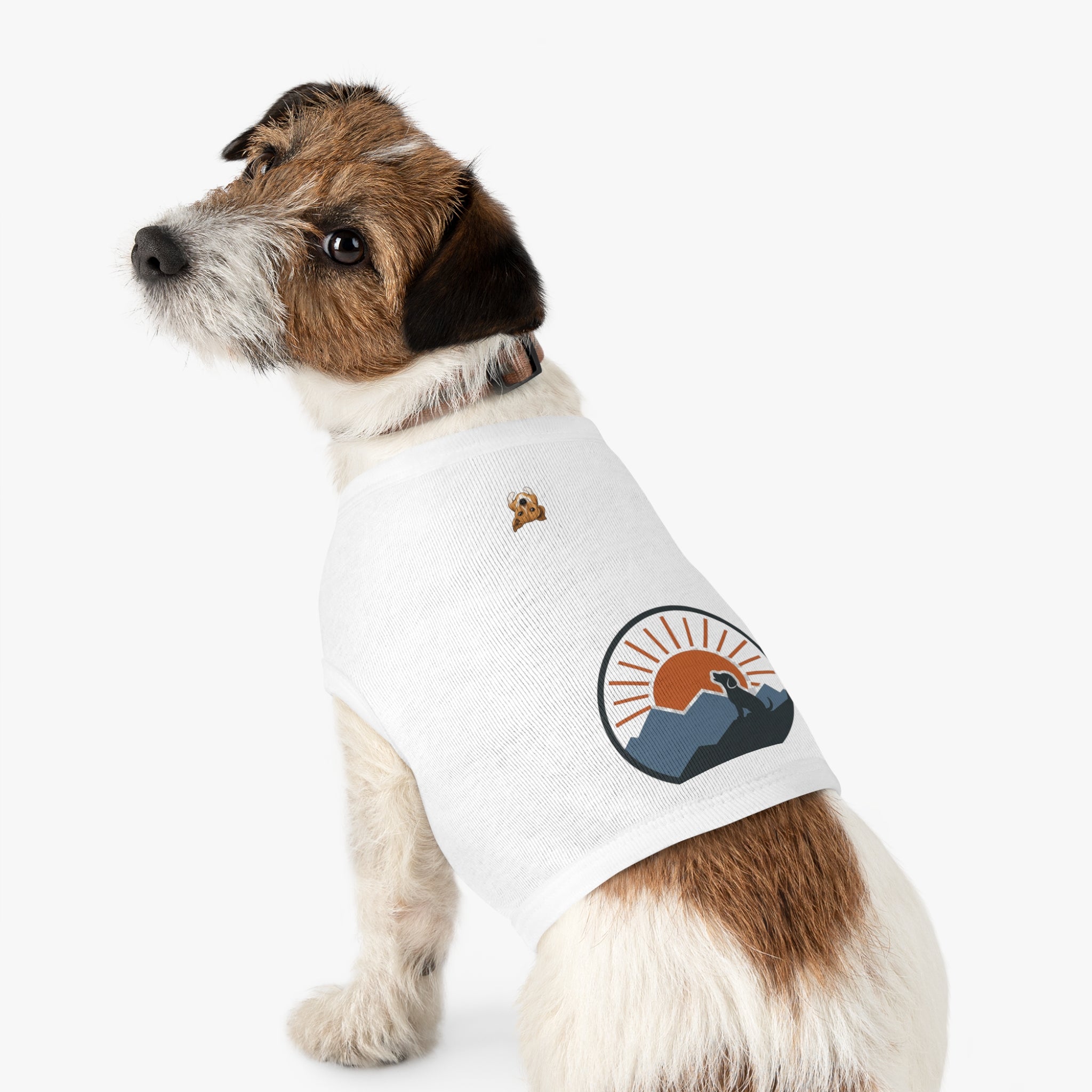 "Sunrise Howl" — Nature Gear Graphic Pet Shirt