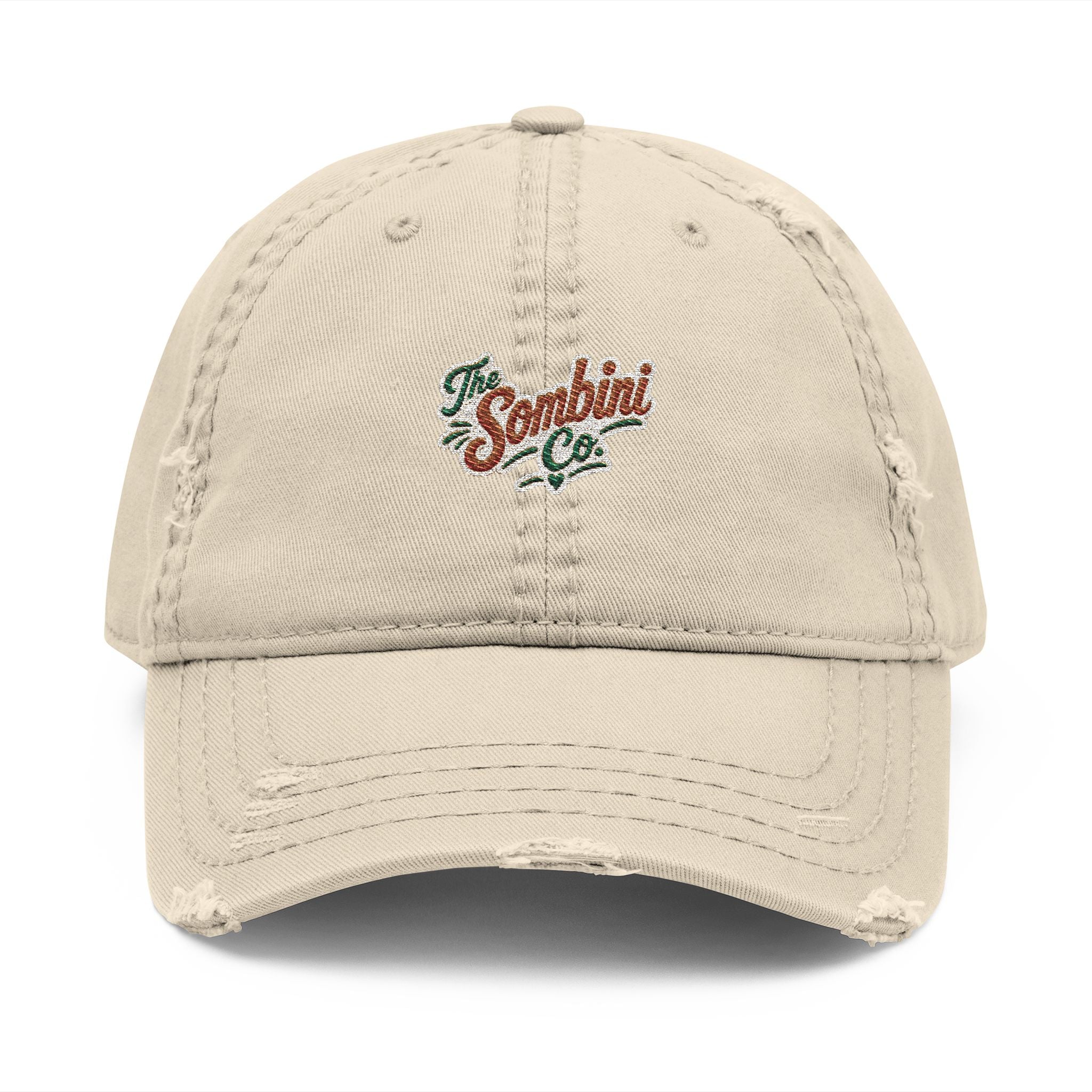 The Sombini Co. — Embroidered Upside-Down Beagle | Distressed Hat