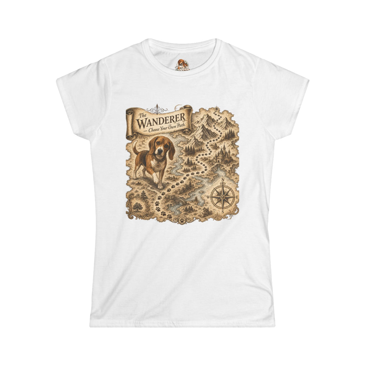 "The Wanderer" — The Escape Club | Women's Vintage Adventure Tee
