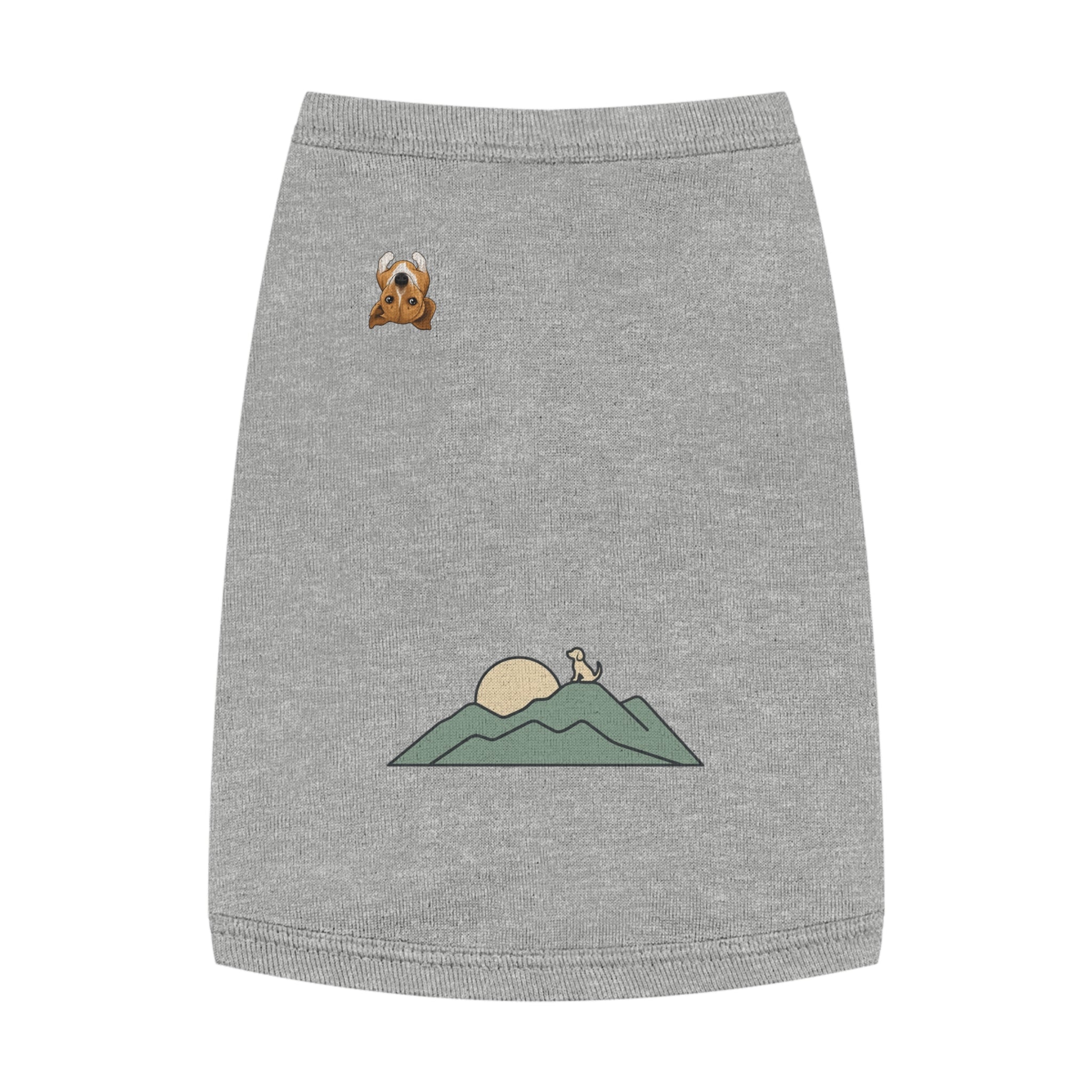 "Ridgeline Companion" — Nature Gear Graphic Pet Shirt