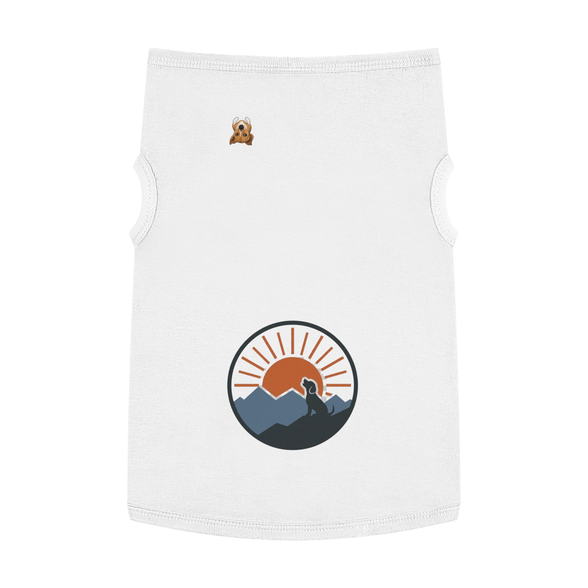 "Sunrise Howl" — Nature Gear Graphic Pet Shirt
