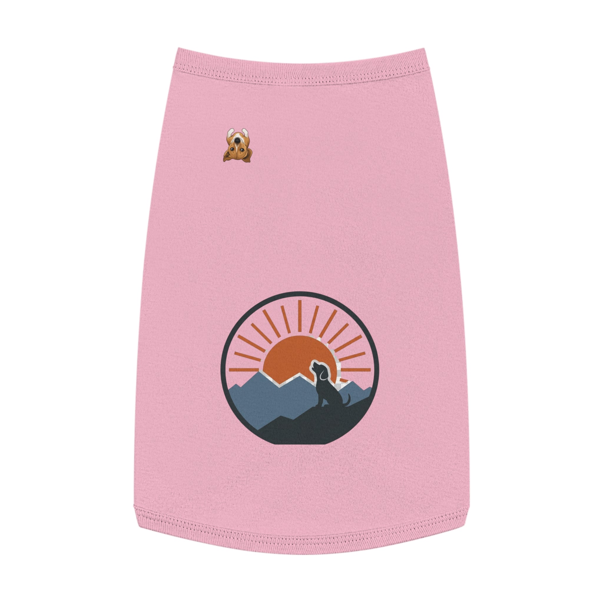 "Sunrise Howl" — Nature Gear Graphic Pet Shirt