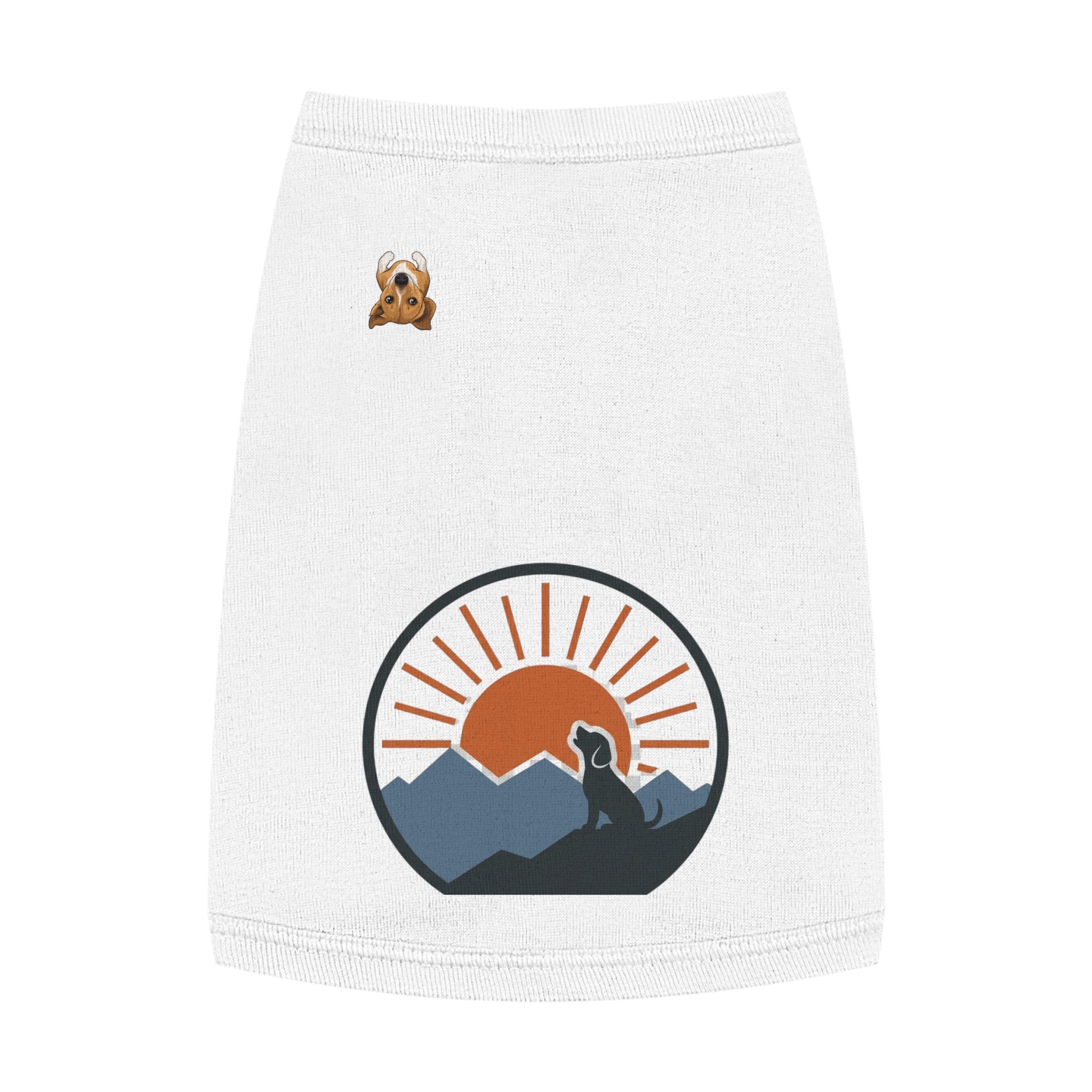 "Sunrise Howl" — Nature Gear Graphic Pet Shirt