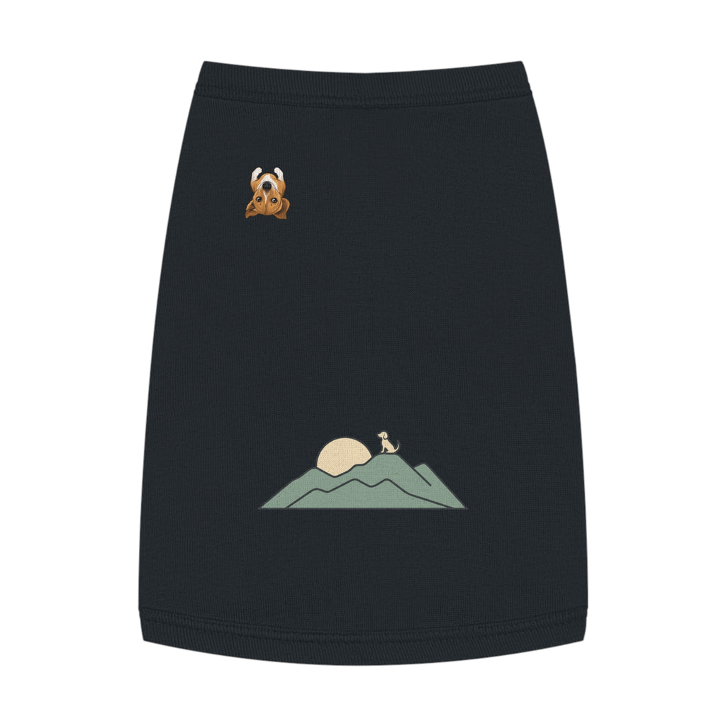 "Ridgeline Companion" — Nature Gear Graphic Pet Shirt