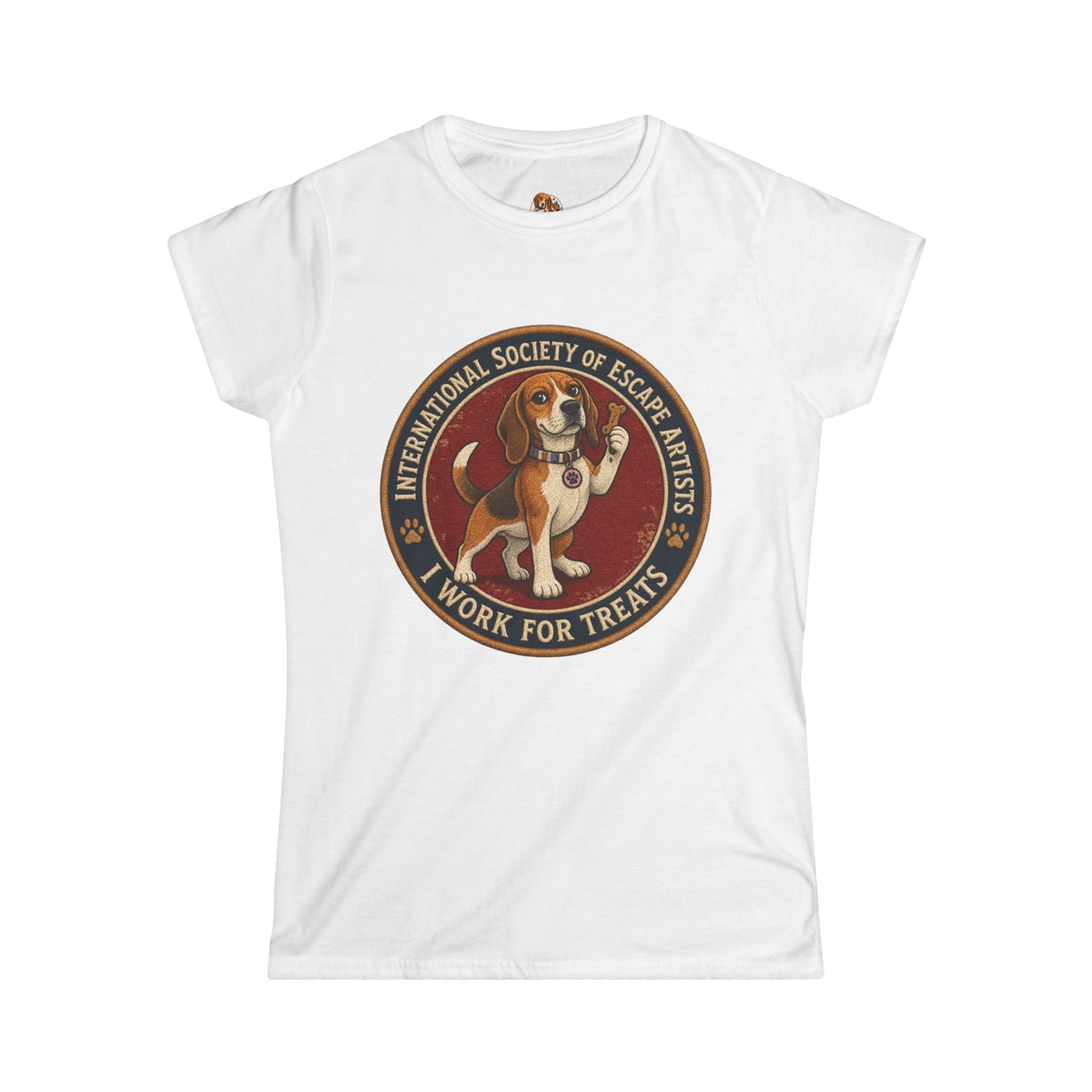 "I Work for Treats" — The Escape Club | Women's Tee
