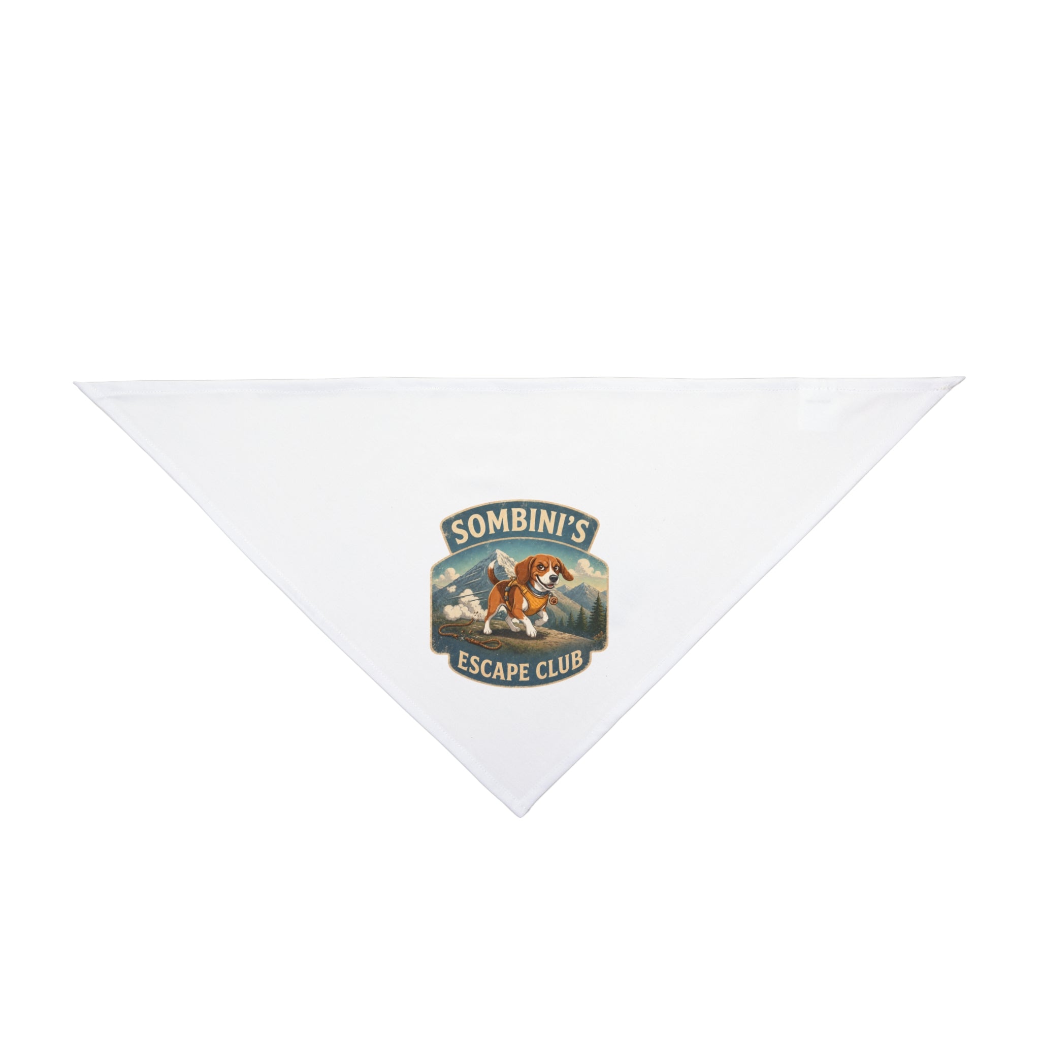 "Sombini's Escape Club" — Retro Adventure | Pet Bandana