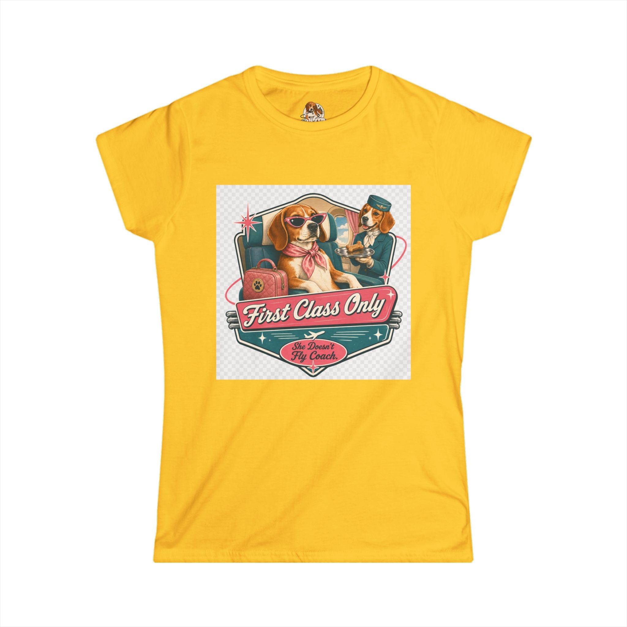 "The First Class Flyer" — Deservedly Spoiled | Women's Tee