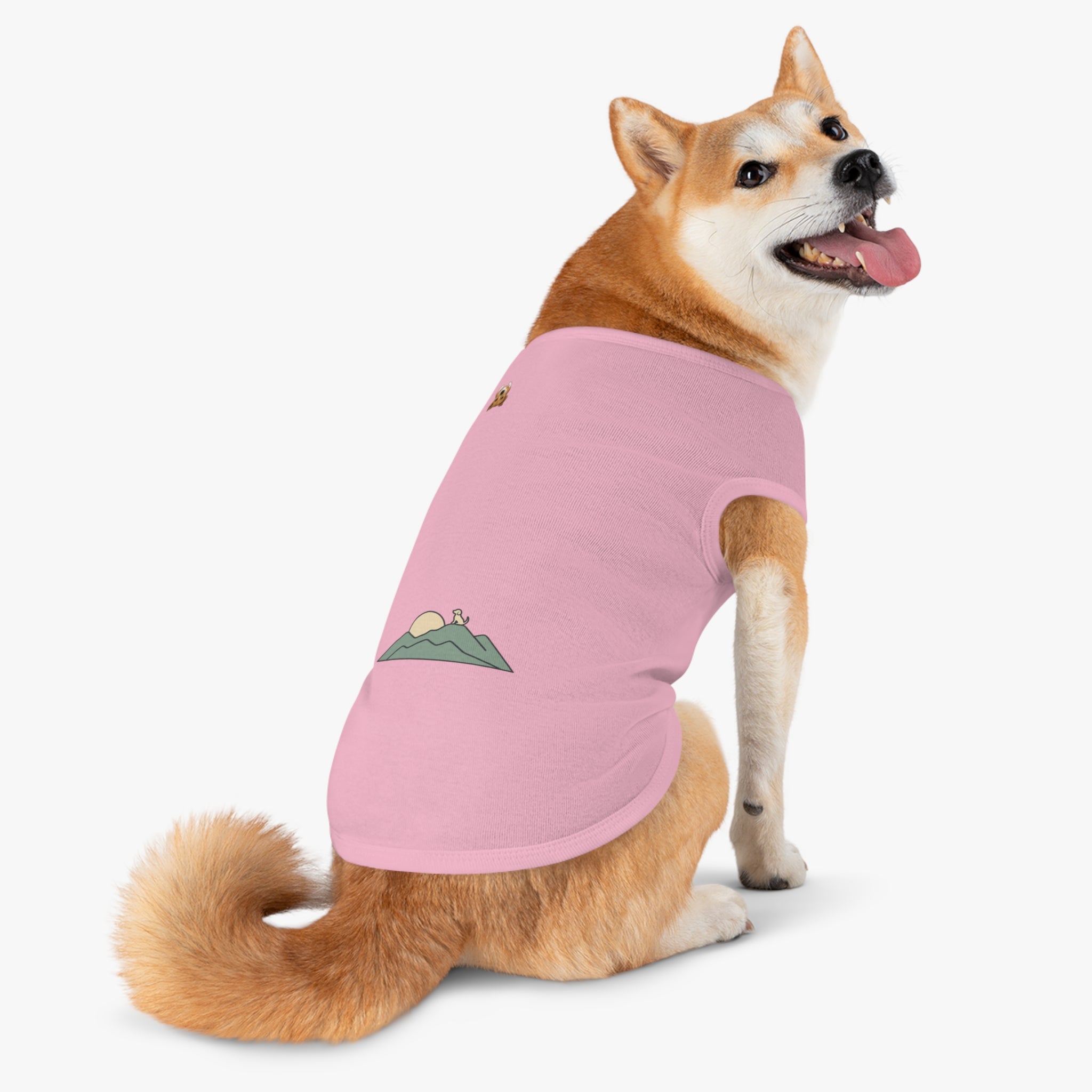 "Ridgeline Companion" — Nature Gear Graphic Pet Shirt