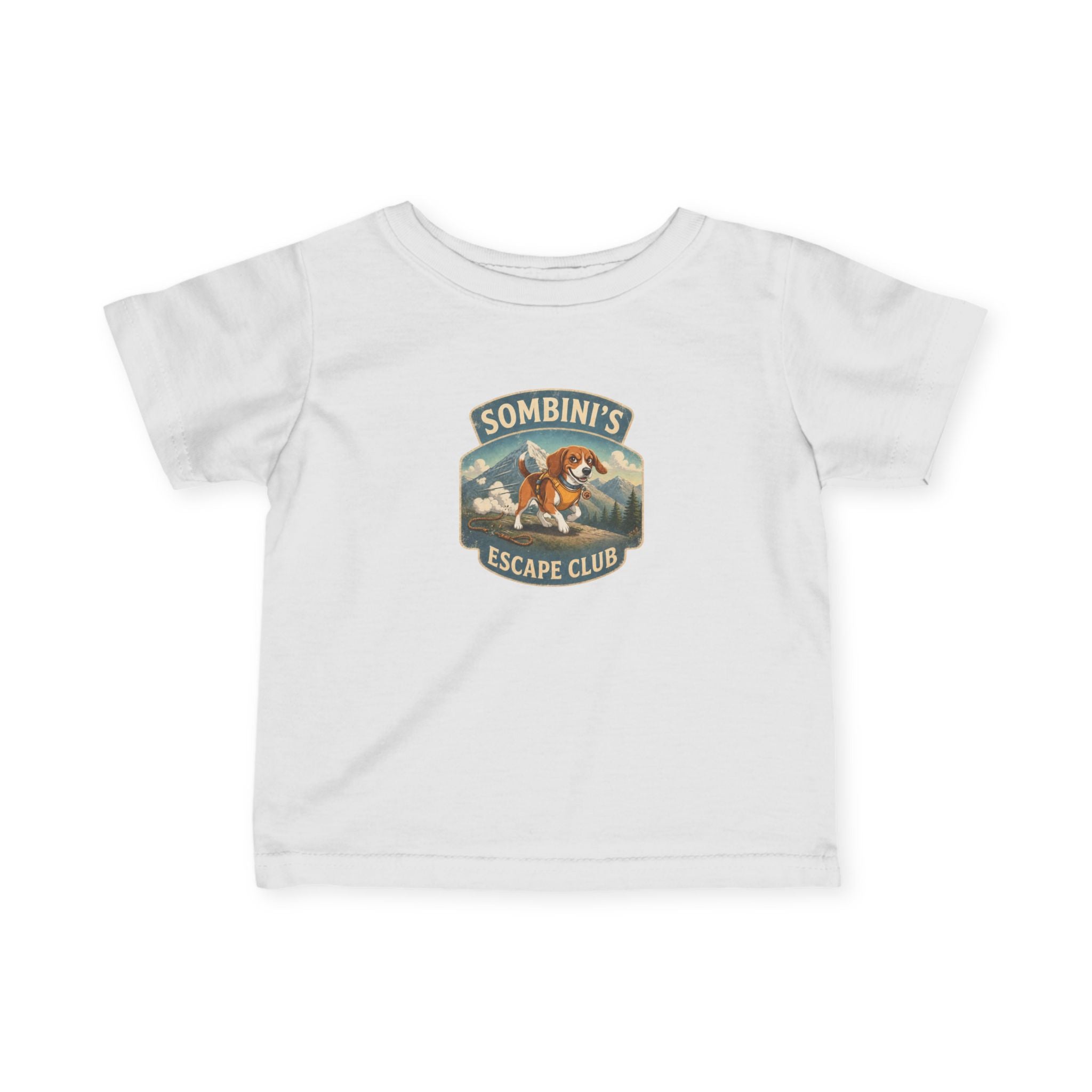"Sombini's Escape Club" — Adventure Puppy | Infant Tee