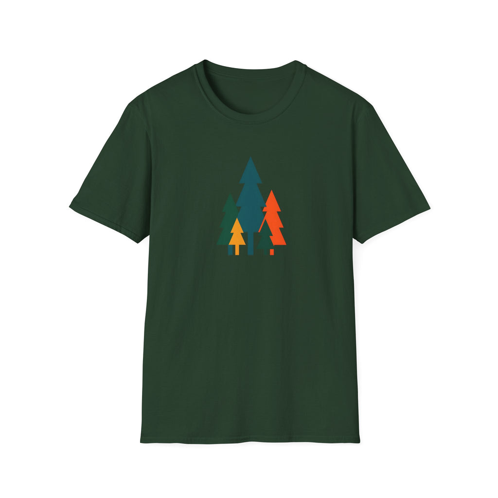 "Minimalist Pine Trees" — Sombini Adventure Series | Outdoor Tee