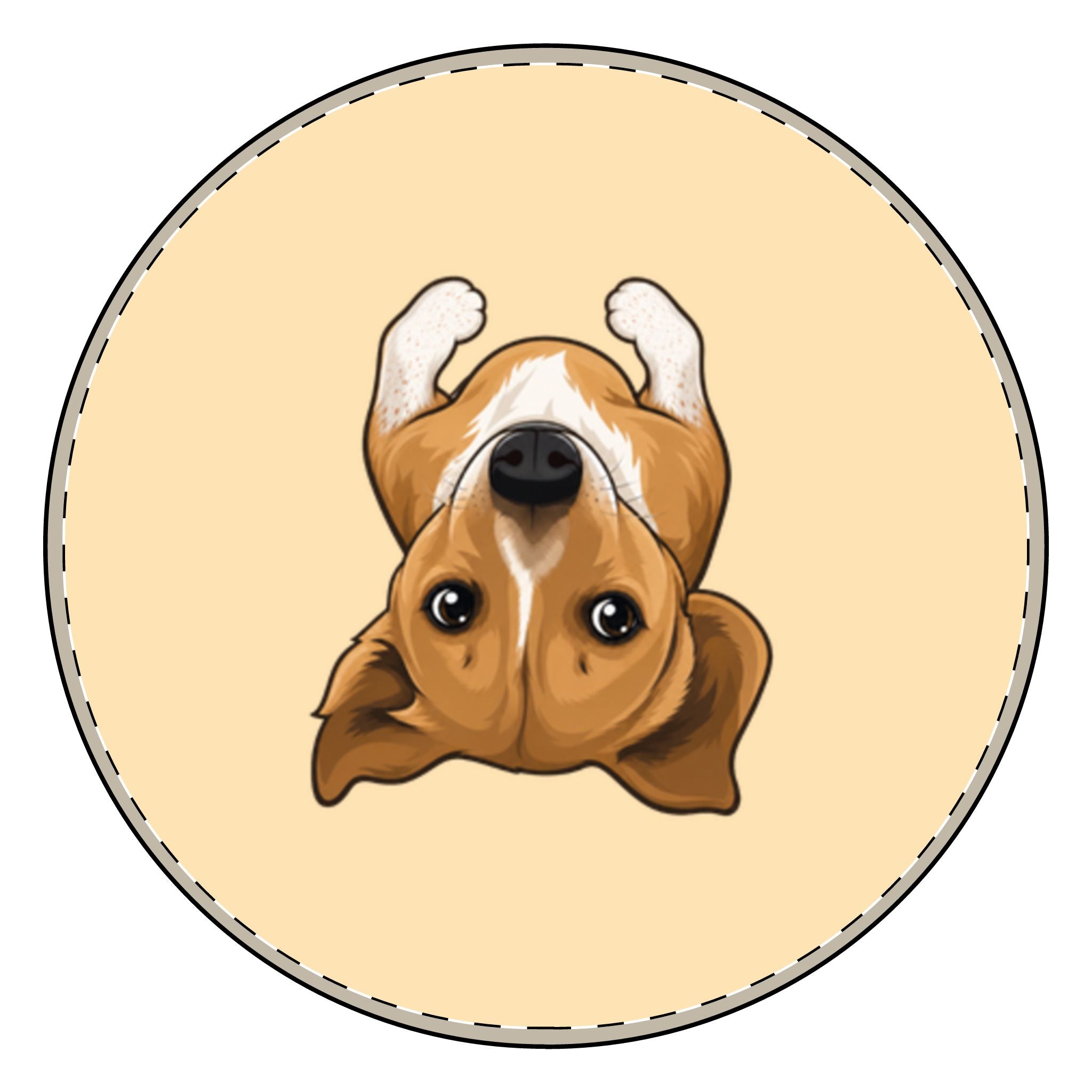 The Sombini Co. — Upside-Down Beagle | Adjustable Charm Bracelet