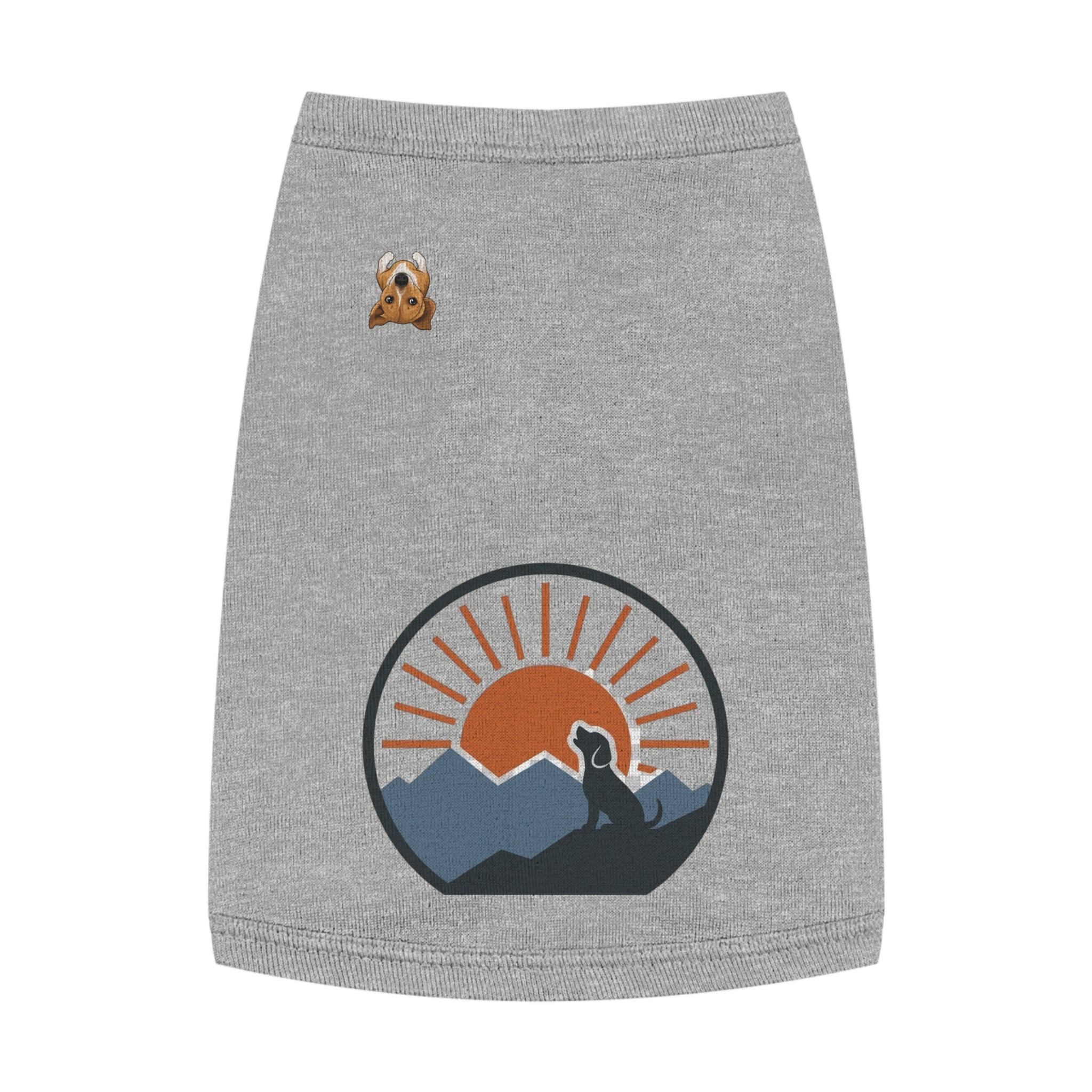 "Sunrise Howl" — Nature Gear Graphic Pet Shirt