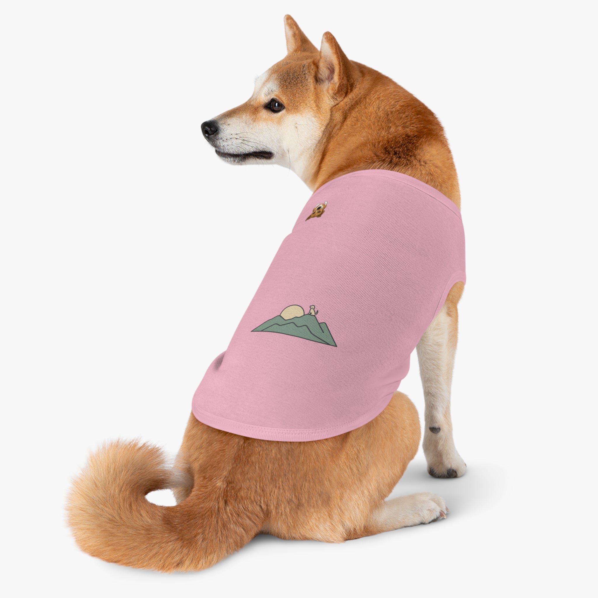 "Ridgeline Companion" — Nature Gear Graphic Pet Shirt