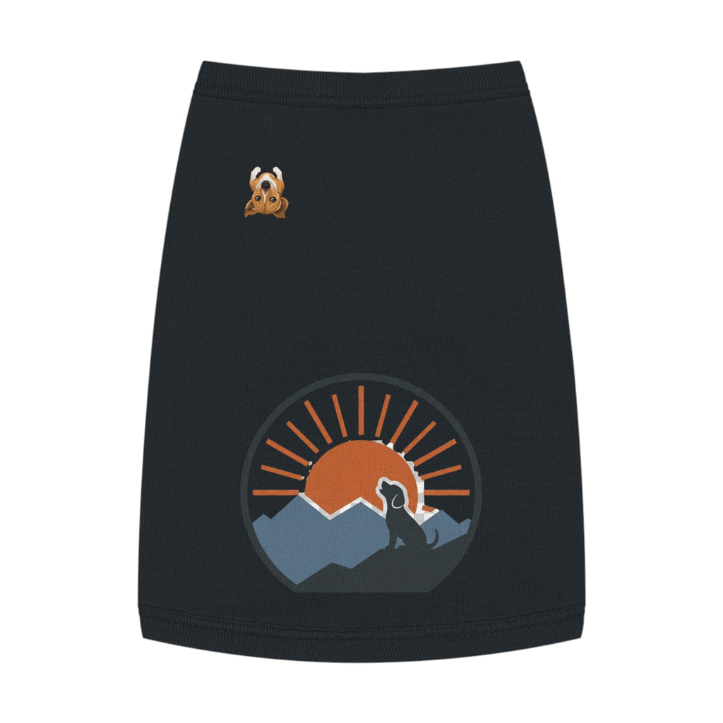 "Sunrise Howl" — Nature Gear Graphic Pet Shirt
