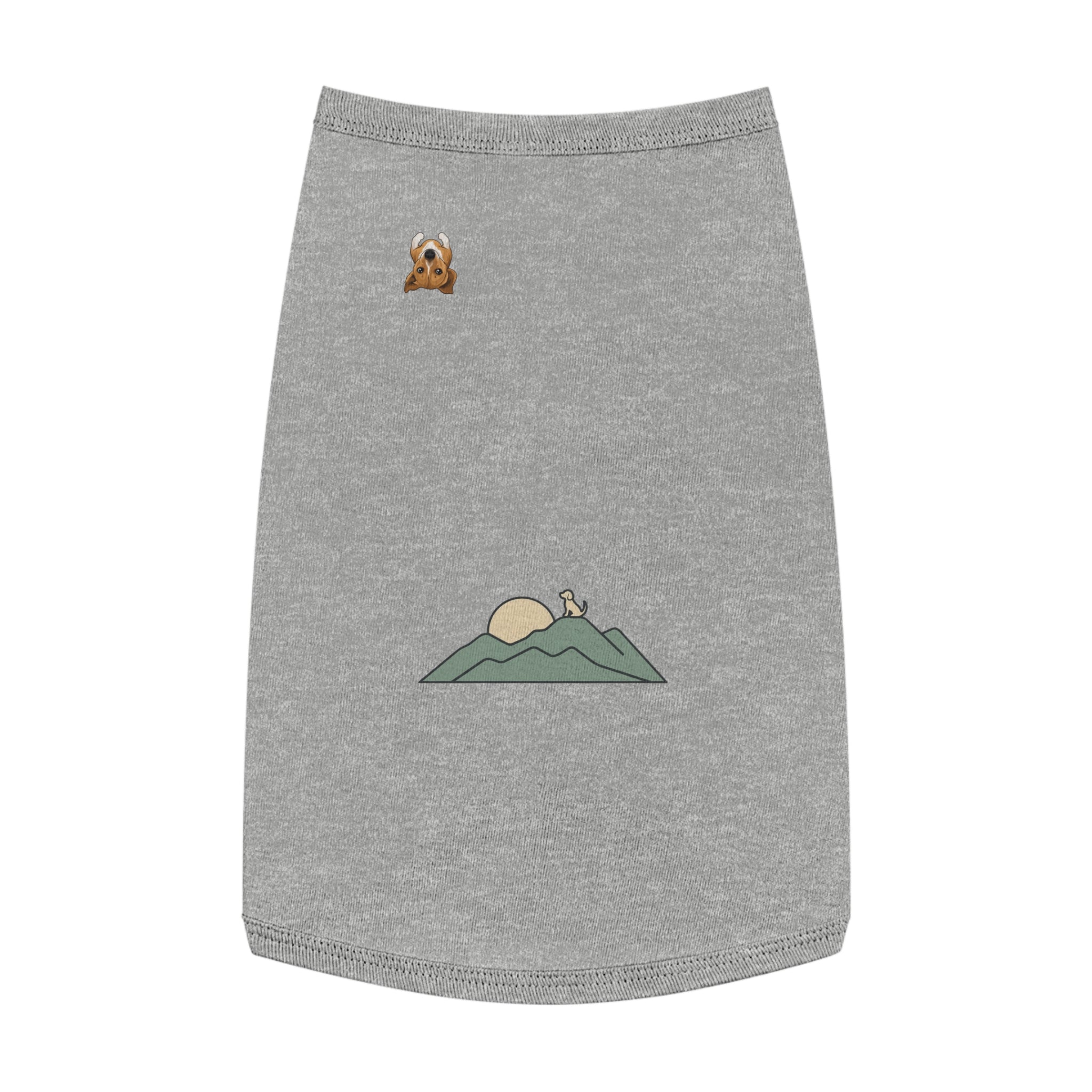 "Ridgeline Companion" — Nature Gear Graphic Pet Shirt