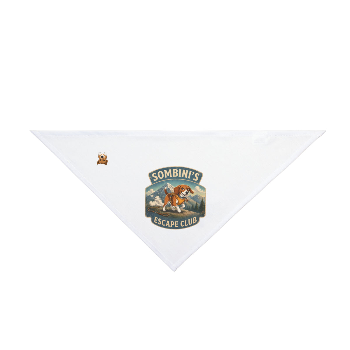 "Sombini's Escape Club" — Retro Adventure | Pet Bandana